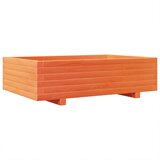  Vrtna sadilica voštano smeđa 90 x 60 x 26,5 cm masivna borovina | shoptok.hr