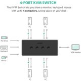 Ugreen stikalo VGA 4x1 KVM | Shoptok.si