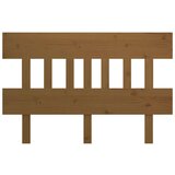 vidaXL Posteljno vzglavje medeno rjavo 143,5x3x81 cm trdna borovina | Shoptok.si