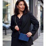 Gemre Navy blue "satchel" bag with chain Dratche | Shoptok.si