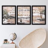 Wallity Set uramljenih slika 3SC152, 3 Dela | ePonuda.com