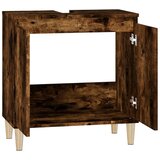 Ormarić za umivaonik boja dimljenog hrasta 58x33x60 cm drveni | shoptok.hr