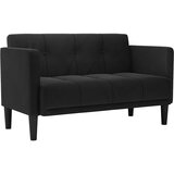  Dvosjed crni 111 cm baršun | shoptok.hr