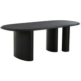 House Nordic Jedilna miza z mizno ploščo v jesenovem dekorju 100x220 cm Tirano – Cene