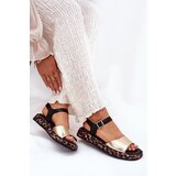S. BARSKI Leather Elegant Women's Sandals S.Barski GR51-603 Gold | Shoptok.si