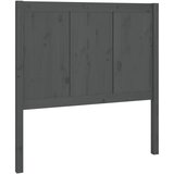  Uzglavlje za krevet sivo 80,5 x 4 x 100 cm od masivne borovine | shoptok.hr