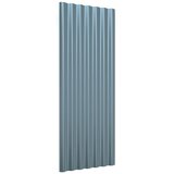 Krovni paneli 12 kom od pocinčanog čelika sivi 100x36 cm | Eponuda.ba