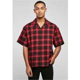 UC Men Loose checked pleasure shirt black/red