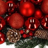  Set Božićnih kuglica 6 cm, crvene - 30 komada | shoptok.hr