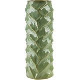 Mondex Vaza keramika TALLIE 13x9x35 cm zelena 1 kos, (5000191550) | Shoptok.si