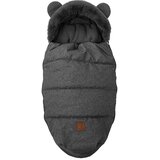 Bebe Stars Luksuzna zimska vreća od VELURA - siva | shoptok.hr