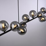 SCHÖNER WOHNEN 14504-18 - led luster na sajli dubai 13xG9/3W/230V crna/zadimljena | Eponuda.com