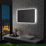 vidaXL kupaonsko LED zidno ogledalo 100 x 60 cm Cijene