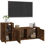  2-dijelni set TV ormarića boja dimljenog hrasta drveni | shoptok.hr