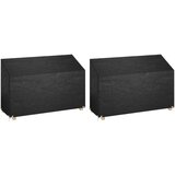vidaXL Prevleka za gugalno klop 2 kosa 8 obročkov 190x70x70/88 cm PE | Shoptok.si