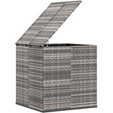  Kutija za vrtne jastuke od PE ratana 100 x 97,5 x 104 cm siva | shoptok.hr