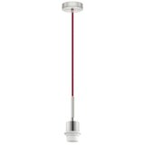 Brilagi LED Luster na sajli NUBILA 1xE27/60W/230V Ø 14 cm crvena/bela | Eponuda.com