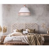  Duolla - Visilica na sajli AVIGNON 1xE27/15W/230V, prečnik 60 cm, bela/bež | Eponuda.com