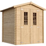 Timbela Lesena vrtna lopa - 186x196xH218 cm/ 2,82 m2 - Vrtna hiša brez podov - M320C, (21780522) Cene