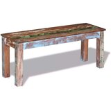 vidaXL Klupa od masivnog obnovljenog drva 110 x 35 x 45 cm | shoptok.hr
