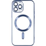 AVIZAR MagSafe ovitek za iPhone 13 Pro Max Silikonska zašcita kamere Chrome modra, (20575147) | Shoptok.si