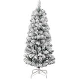  Umjetno božićno drvce s nogom Zelena i bijela 120 cm | shoptok.hr