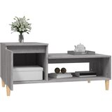  Stolić za kavu boja sivog hrasta 100x50x45 cm konstruirano drvo | shoptok.hr