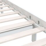  Okvir za krevet od masivne borovine bijeli 100 x 200 cm | shoptok.hr