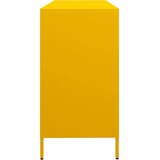  Komoda senf žuta 135x39x73,5 cm hladno valjani čelik | shoptok.hr