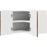  Zidni kutni ormar Lucca Dimljeni hrast 57 x 57 x 40 cm | shoptok.hr