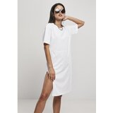 Urban Classics Ladies Organic Oversized Slit Tee Dress White Cijene
