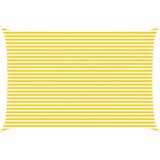 vidaXL Sončno platno Rumena in Bela 6 x 4 m 100% poliester Oxford, (5000222531) | Shoptok.si