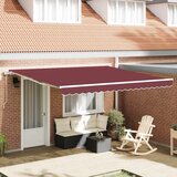 Tenda na automatsko uvlačenje bordo 400 x 300 cm | shoptok.hr
