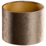 QAZQA Velours lampenkap bruin met gouden binnenkant 18/18/14 cene