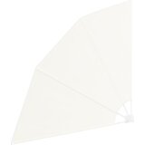 vidaXL Zaslon za zasebnost na balkonu krema 160 x 160 cm blago | Shoptok.si