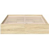 Okvir za krevet s ladicama boja hrasta 140x190 cm drveni | shoptok.hr