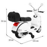  Licencirani motor na akumulator Vespa - bijela | Eponuda.com