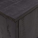 TV ormarić crni 110 x 35 x 48 cm od masivne borovine | shoptok.hr