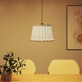  Sjenilo za stropnu svjetiljku bijelo Ø40x26 cm od pruća | shoptok.hr