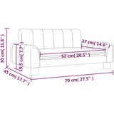  Dječja fotelja krem 70 x 45 x 30 cm Umjetna koža | shoptok.hr
