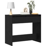  Konzolni stolić crni hrast 89x41x76,5 cm Konstruirano drvo | Shoptok.si