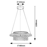 Rabalux Maribell 72353 LED visilica | ePonuda.com