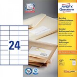 Avery Zweckform Reciklirane univerzalne etikete 70 x 36 mm Cene