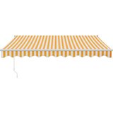  Automatska tenda na uvlačenje žuto-bijela 3,5 x 2,5 m | Eponuda.ba