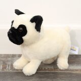 Plišana igračka za maženje pas Mops 19cm | Shoptok.si
