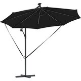  Suncobran 294 x 294 x 248 cm Poliester i aluminij Crna | shoptok.hr