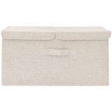  Škatla za shranjevanje blago 50x30x25 cm krem, (20606761) | Shoptok.si