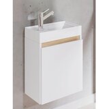 MID.YOU KOPALNICA ZA GOSTE bela, medeni hrast | Shoptok.si