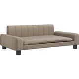 vidaXL Dječja fotelja boja cappuccina 90x53x30 cm od Umjetna koža | shoptok.hr