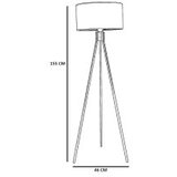 Opviq Podna lampa Fisco 01, 155 cm, E27, Crna | Eponuda.ba
